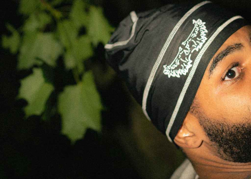 AP White Black Skull Cap