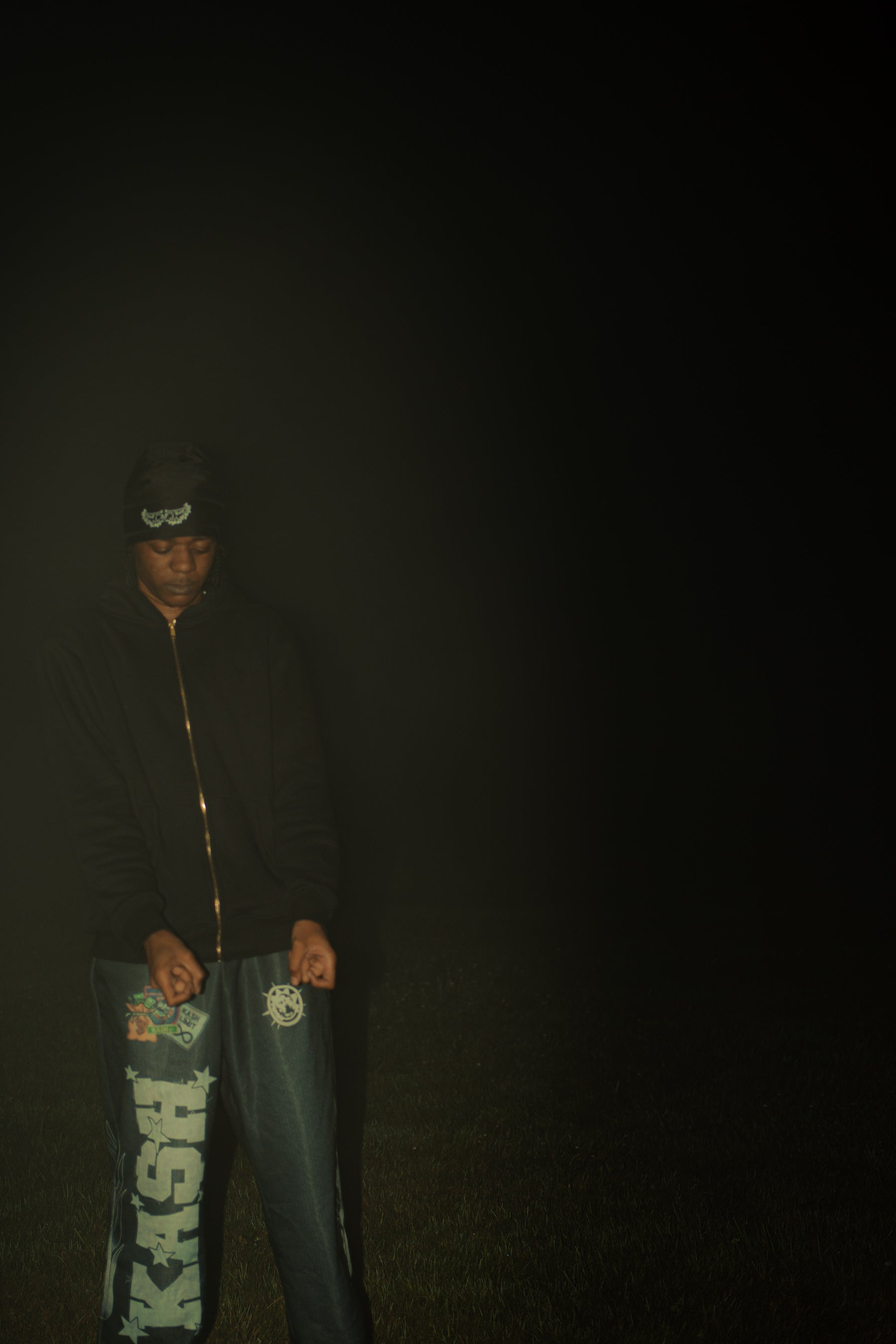 AP Black Skull Cap